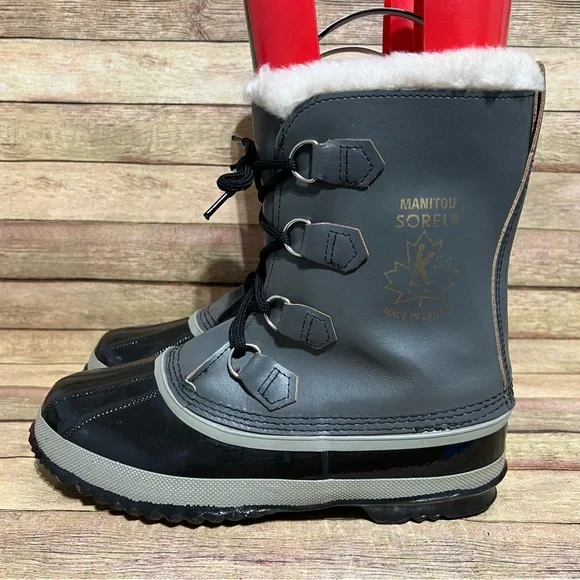 Sorel | Shoes | Sorel Grey Manitou Kaufman Winter Boots  display picture 3